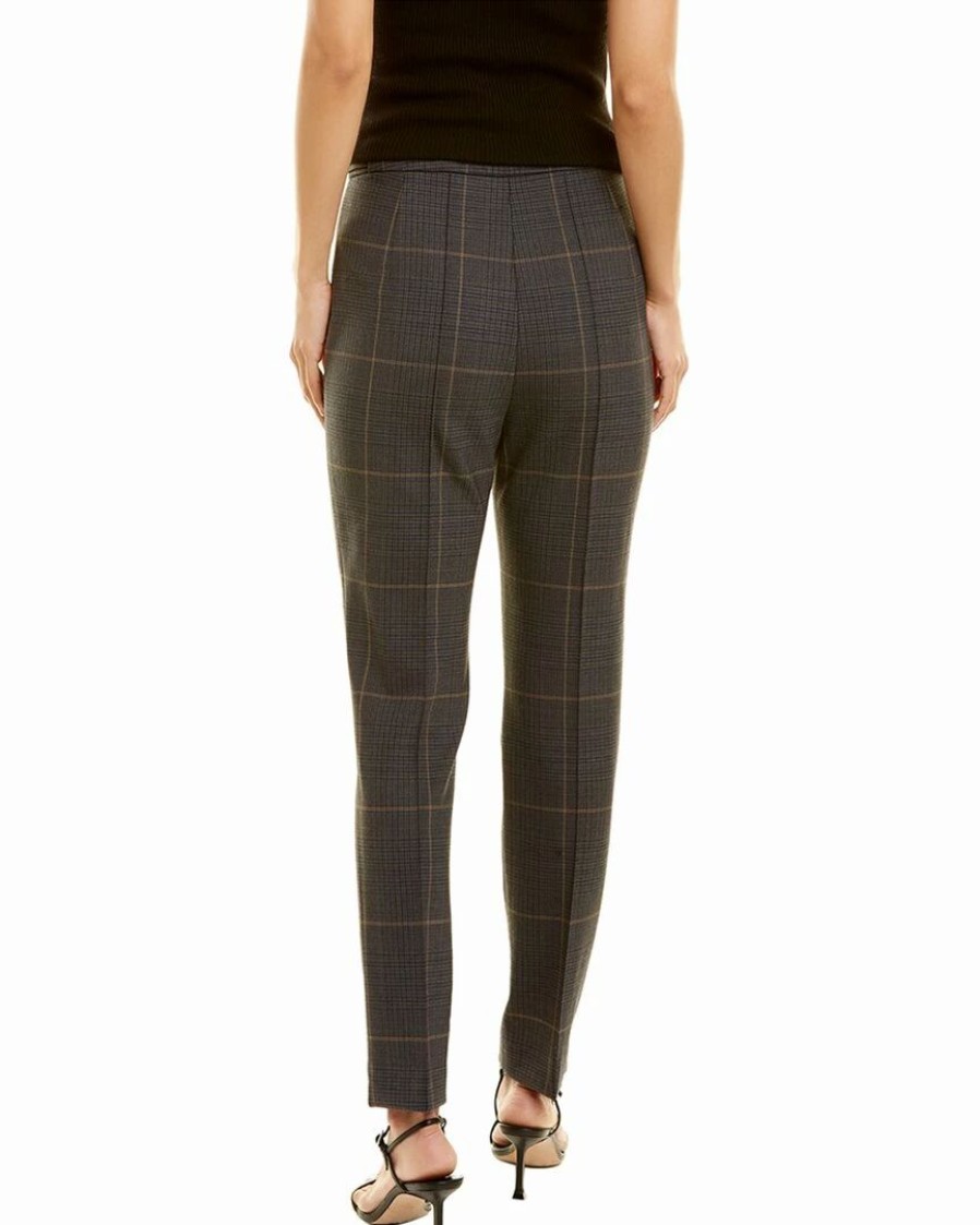 Pants * | Theory Waist Tab Wool-Blend Pant Women Pants