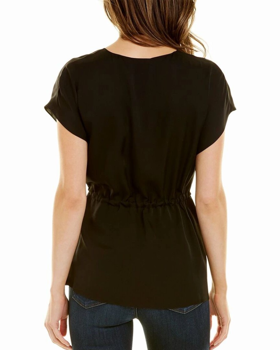 Tops * | Theory Silk Wrap Top Women Tops