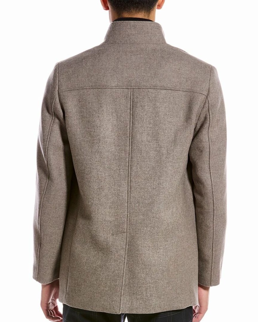 Outerwear * | Theory Clarence Wool & Cashmere-Blend Coat Men Outerwear