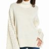 Sweaters & Knits * | Theory Cabled Sleeve Cashmere Sweater Women Sweaters & Knits