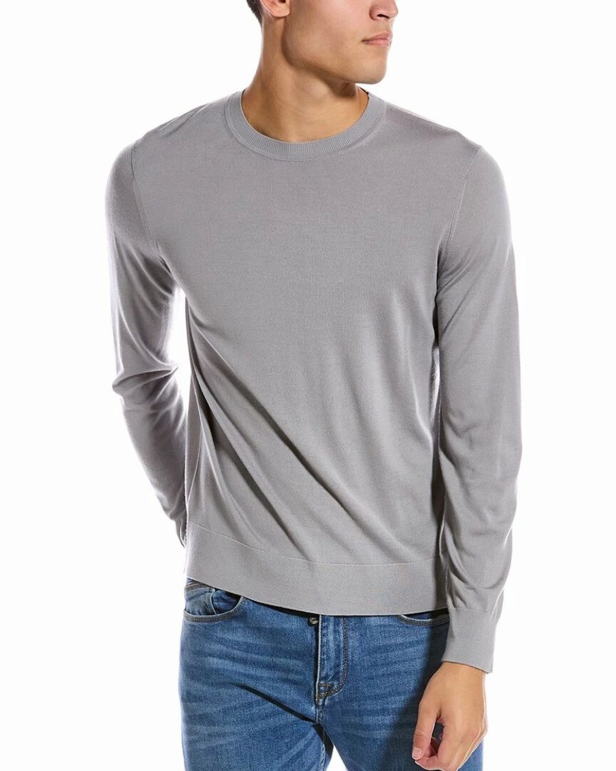 Sweaters * | Theory Wool Crewneck Sweater Men Sweaters