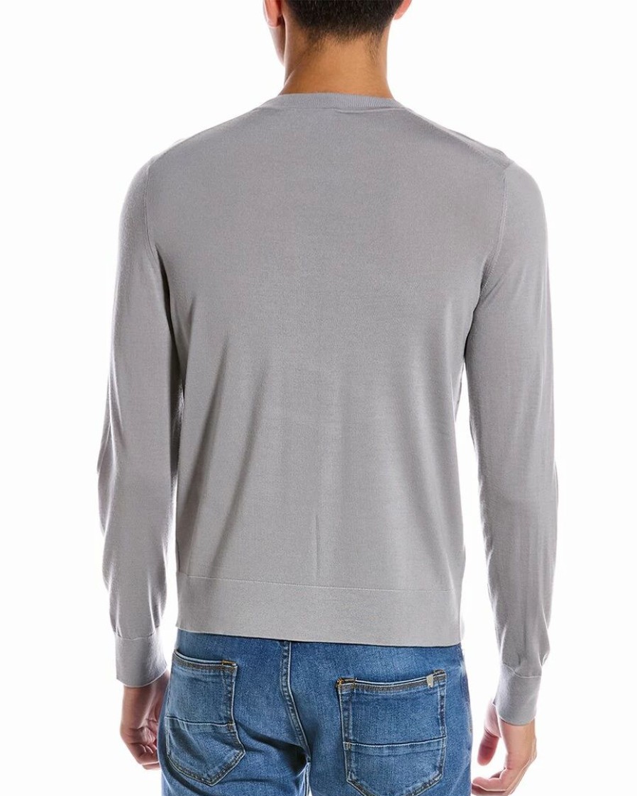 Sweaters * | Theory Wool Crewneck Sweater Men Sweaters