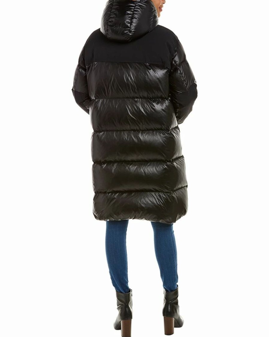 Outerwear * | Theory Combo Puffer Coat Women Outerwear