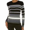 Sweaters & Knits * | Theory Striped Wool-Blend Sweater Women Sweaters & Knits