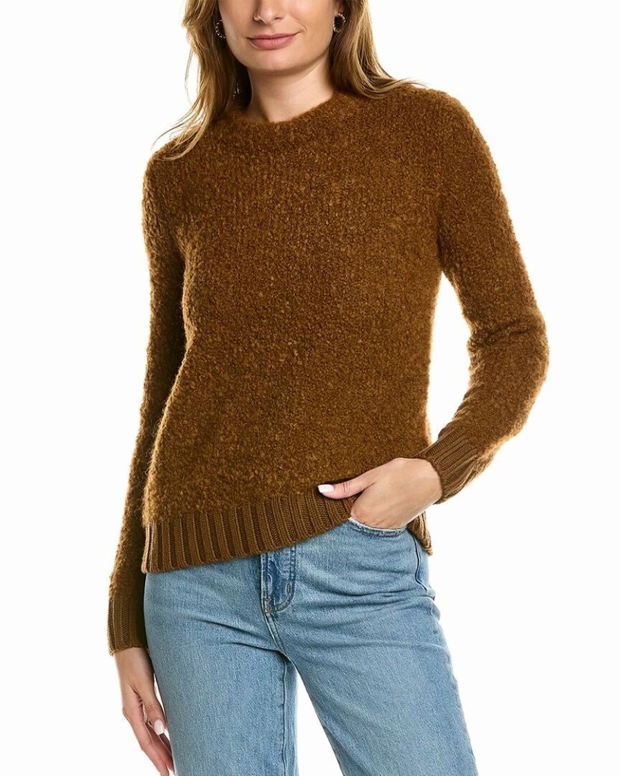 Sweaters & Knits * | Theory Wool & Alpaca-Blend Boucle Sweater Women Sweaters & Knits