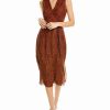 Dresses * | Theory Tie-Front Silk Midi Dress Women Dresses