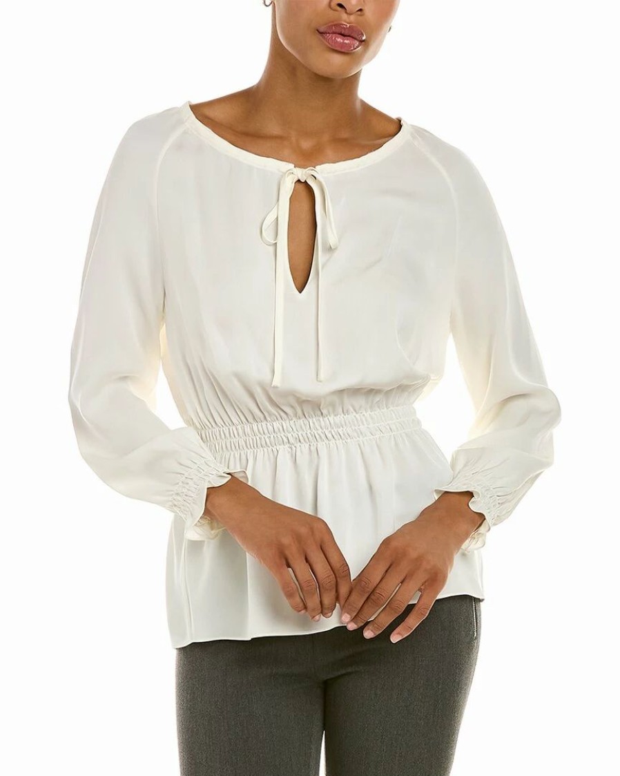 Tops * | Theory Modern Silk Top Women Tops