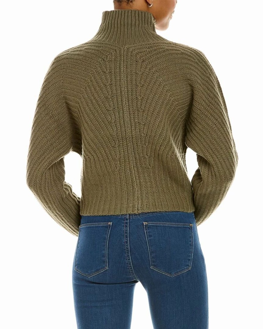 Sweaters & Knits * | Theory Sculpted Wool & Cashmere-Blend Sweater Women Sweaters & Knits