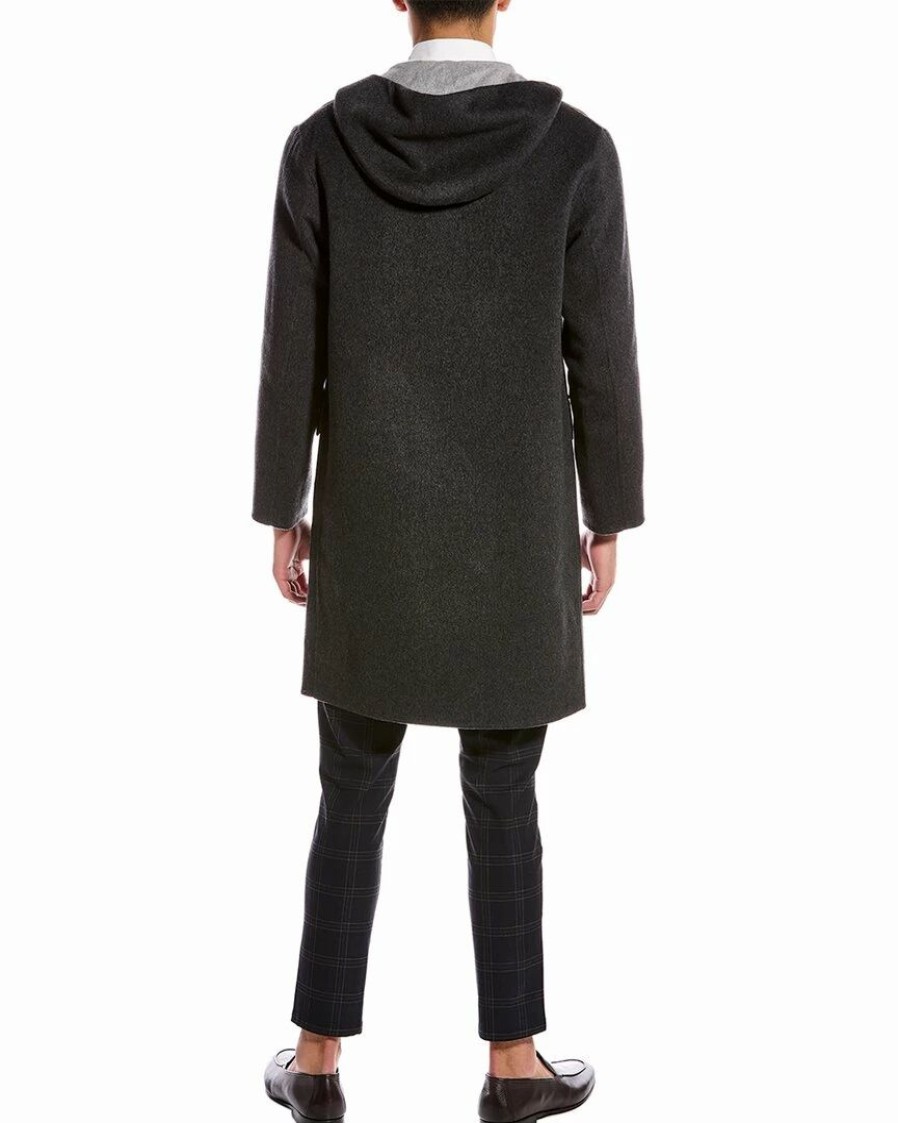 Outerwear * | Theory Thompson Cashmere-Blend Coat Men Outerwear