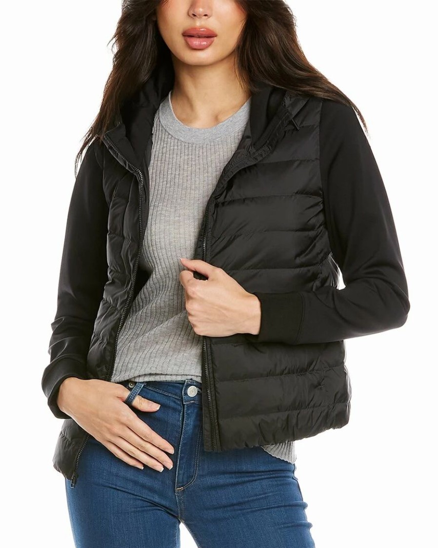 Outerwear * | Theory Puffer Combo Jacket Women Outerwear