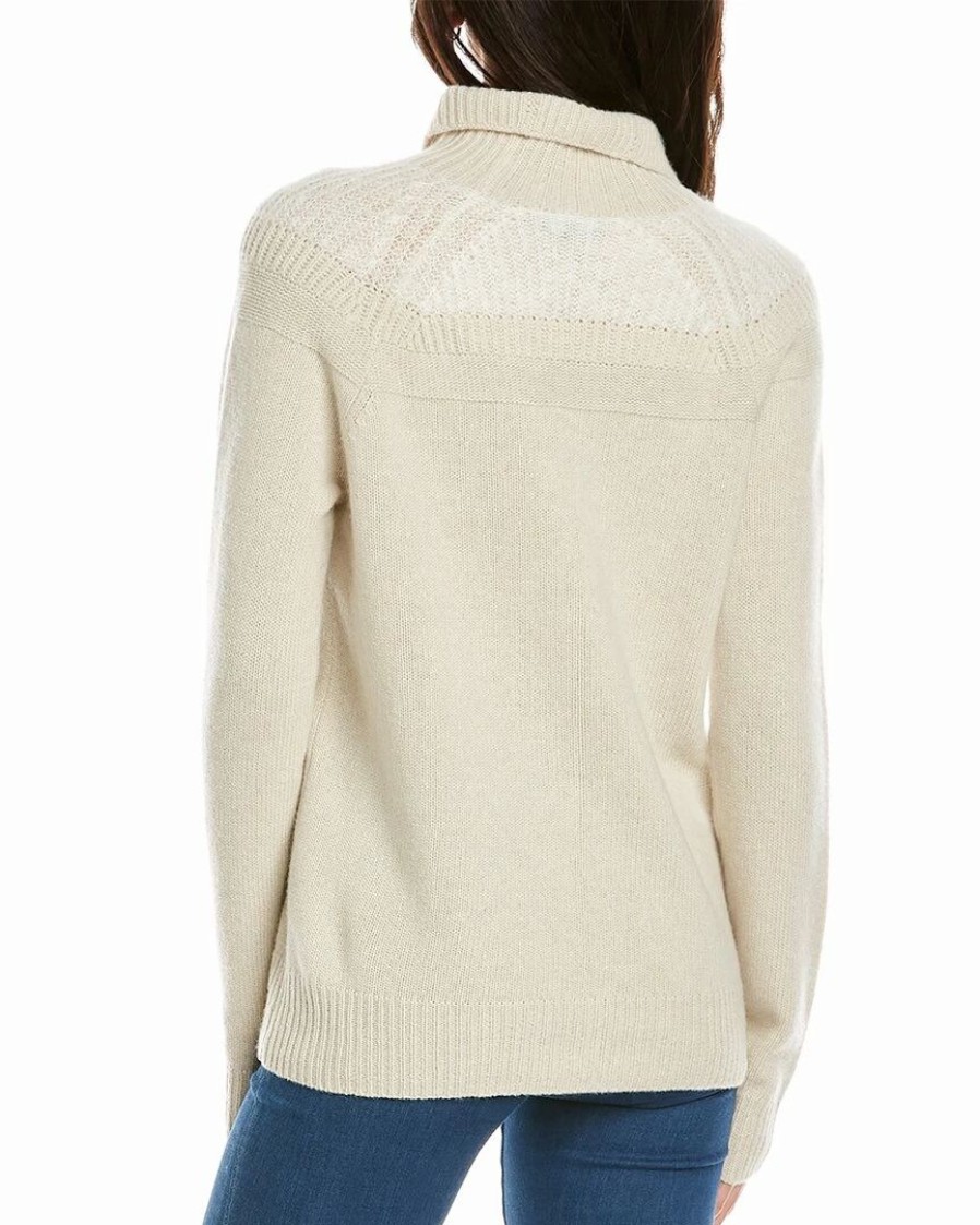 Sweaters & Knits * | Theory Mixed Stitch Wool & Cashmere-Blend Sweater Women Sweaters & Knits