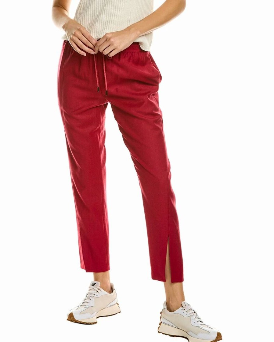 Pants * | Theory Pull-On Sleek Wool Pant Women Pants