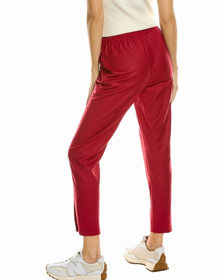 Pants * | Theory Pull-On Sleek Wool Pant Women Pants