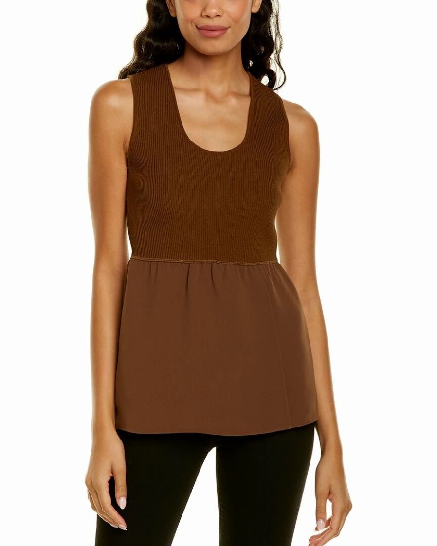 Tops * | Theory Combo Scoop Top Women Tops