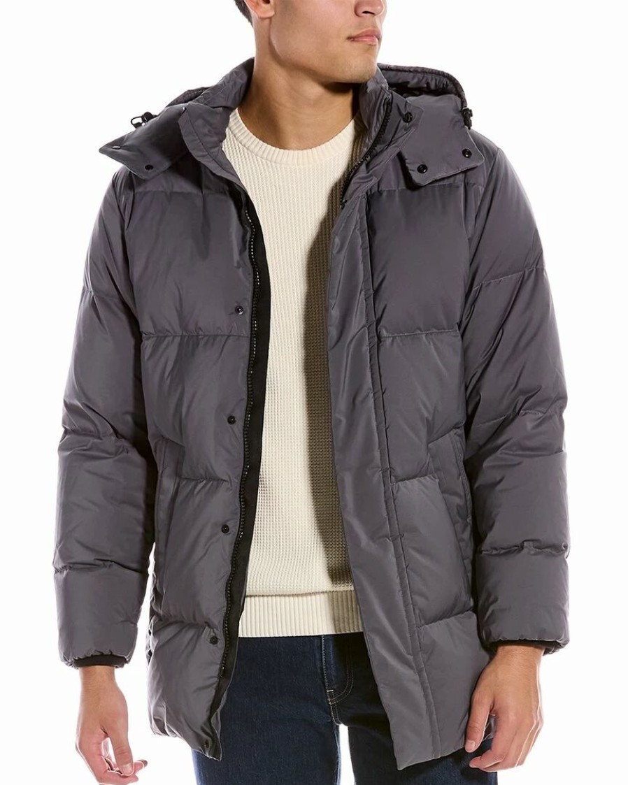 Outerwear * | Theory Fulton Down Coat Men Outerwear