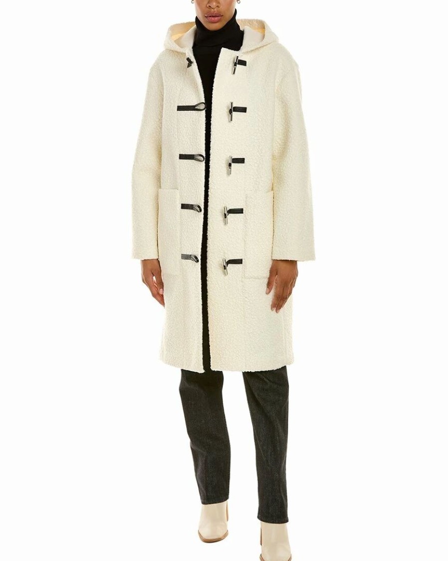 Outerwear * | Theory Dawson Duffle Coat Women Outerwear