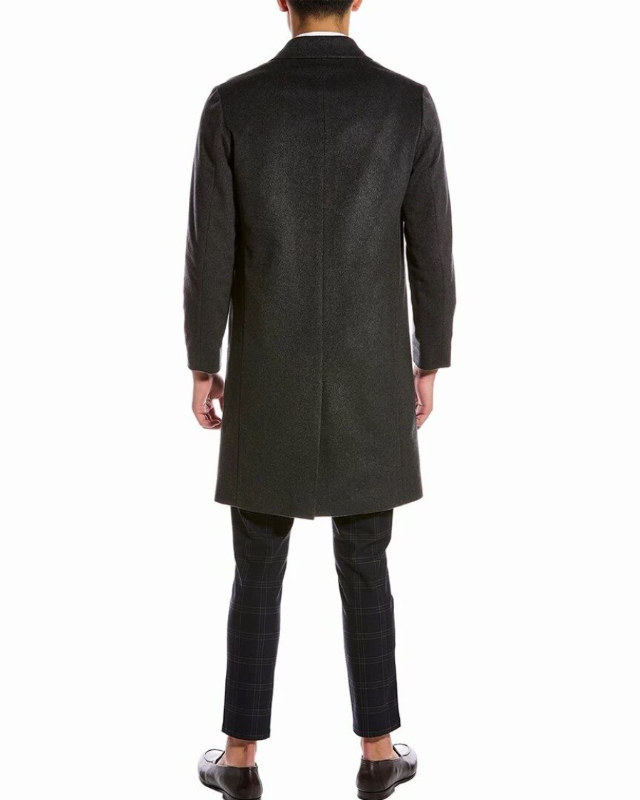 Outerwear * | Theory Suffolk Cashmere Coat Men Outerwear