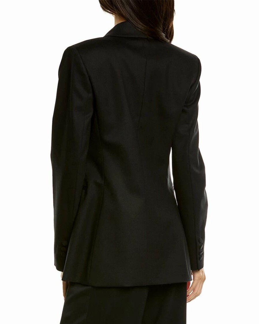 Outerwear * | Theory Double-Breasted Wool-Blend Jacket Women Outerwear