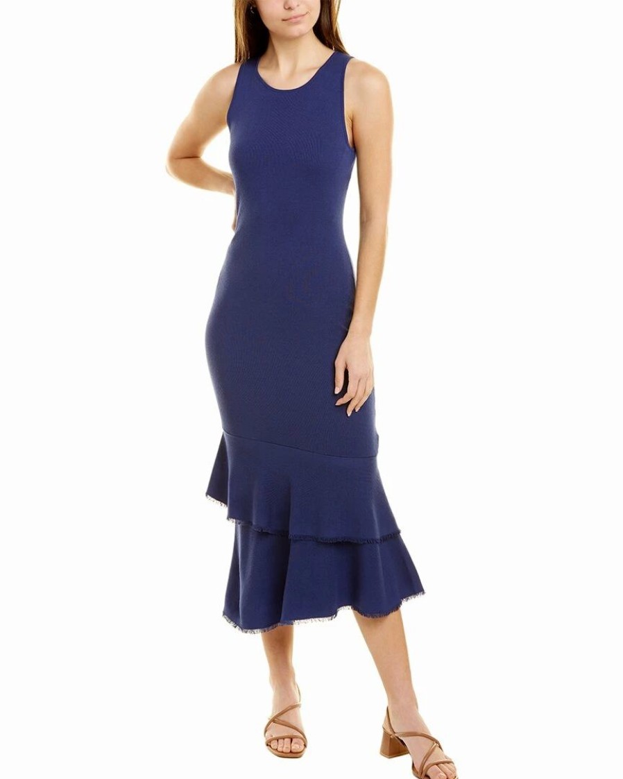 Dresses * | Theory Nilimary Prosecco Maxi Dress Women Dresses