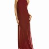 Dresses * | Theory Halter Silk-Trim Maxi Dress Women Dresses