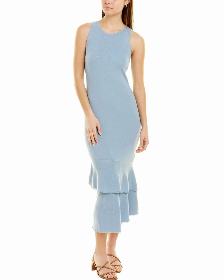 Dresses * | Theory Nilimary Prosecco Maxi Dress Women Dresses