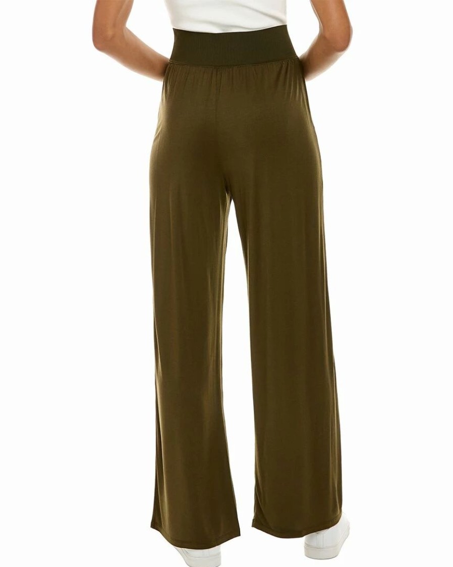 Pants * | Theory Ribbed Silk-Blend Pant Women Pants