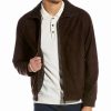 Outerwear * | Theory Otis Suede Jacket Men Outerwear