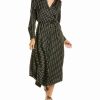 Dresses * | Theory Wrap Dress Women Dresses