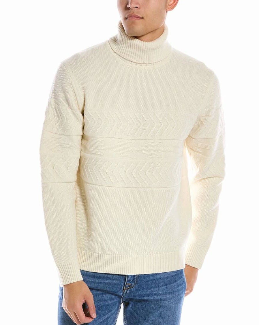 Sweaters * | Theory Wool & Cashmere-Blend Turtleneck Sweater Men Sweaters