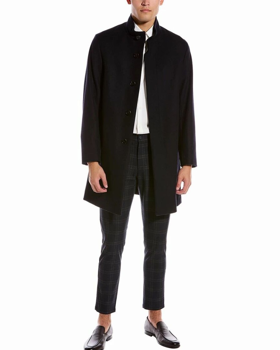 Outerwear * | Theory Belvin Wool & Cashmere-Blend Coat Men Outerwear