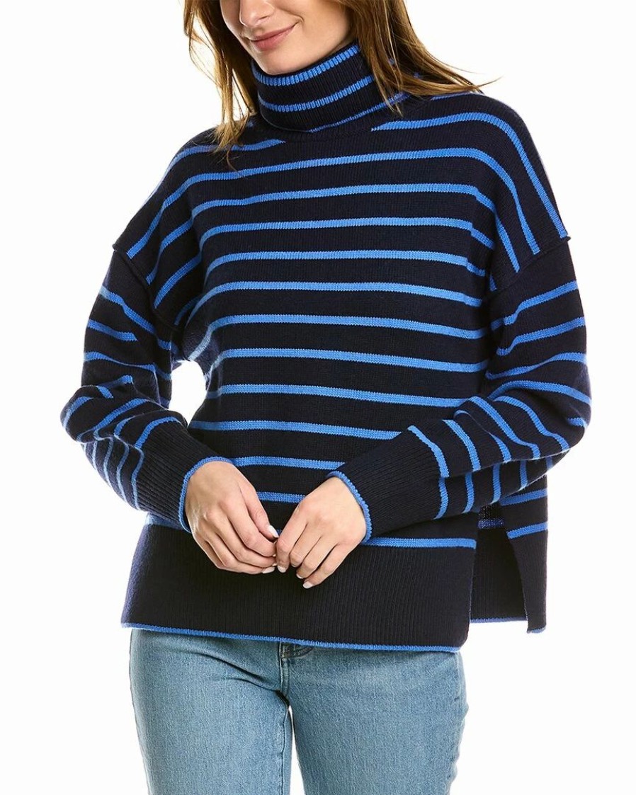 Sweaters & Knits * | Theory Turtleneck Wool & Cashmere-Blend Sweater Women Sweaters & Knits