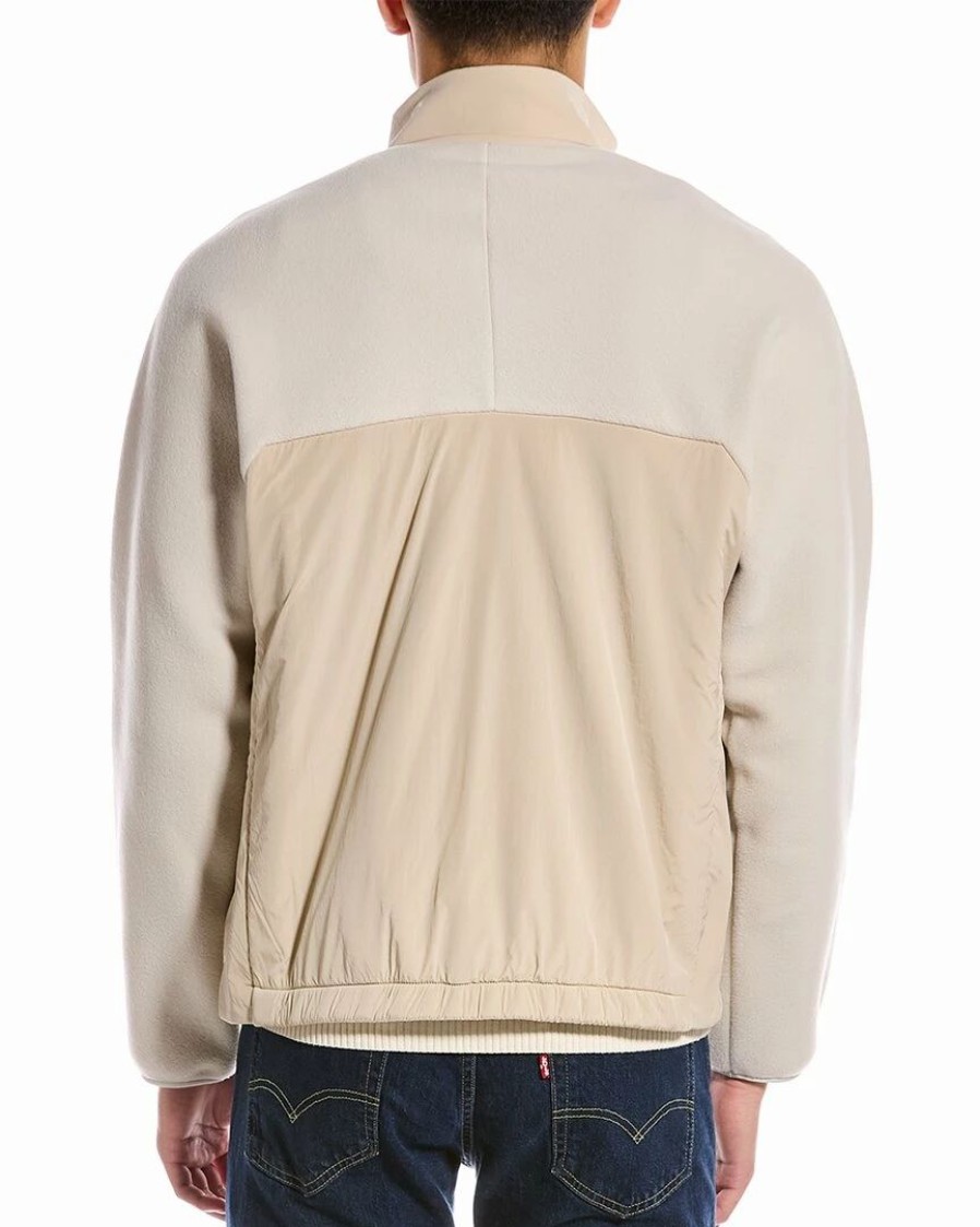 Outerwear * | Theory Grady Polar Fleece Jacket Men Outerwear