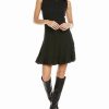 Dresses * | Theory Linear Wool-Blend Sweater Dress Women Dresses