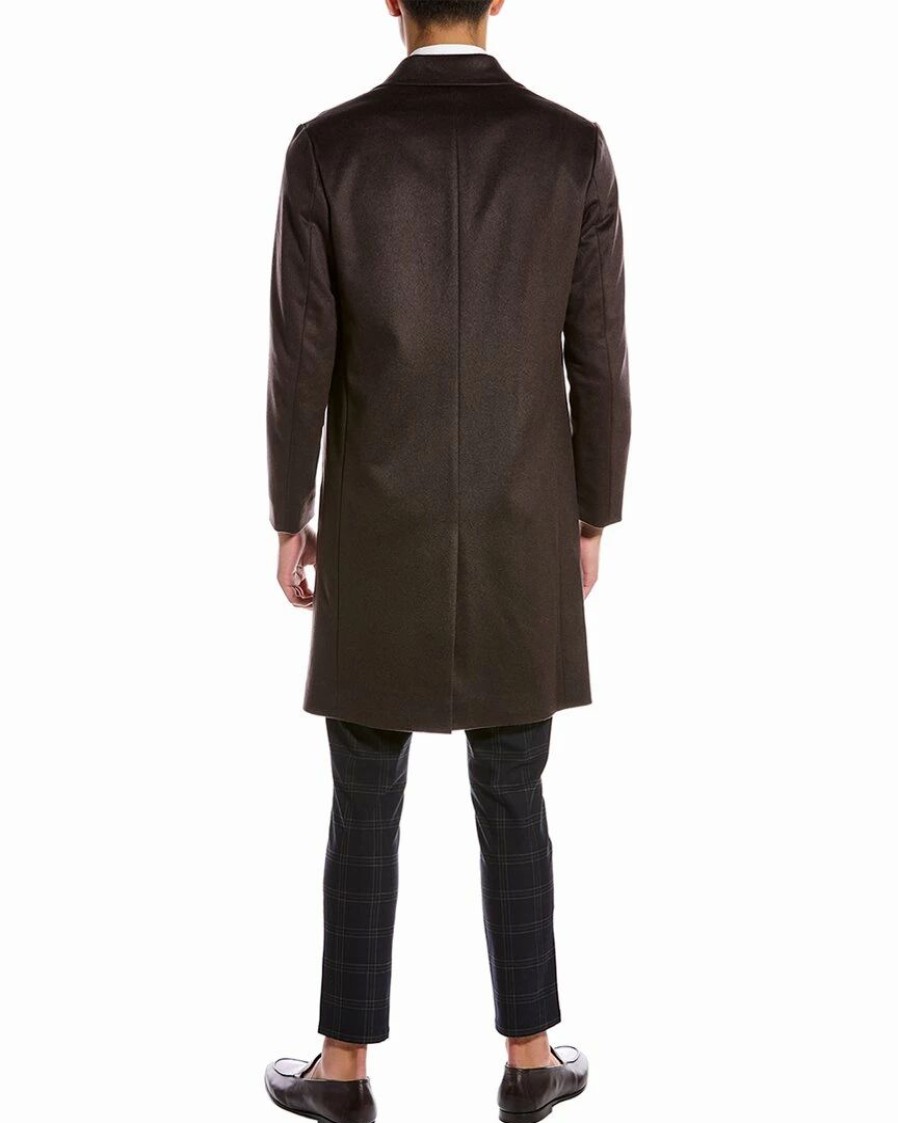 Outerwear * | Theory Suffolk Cashmere Coat Men Outerwear