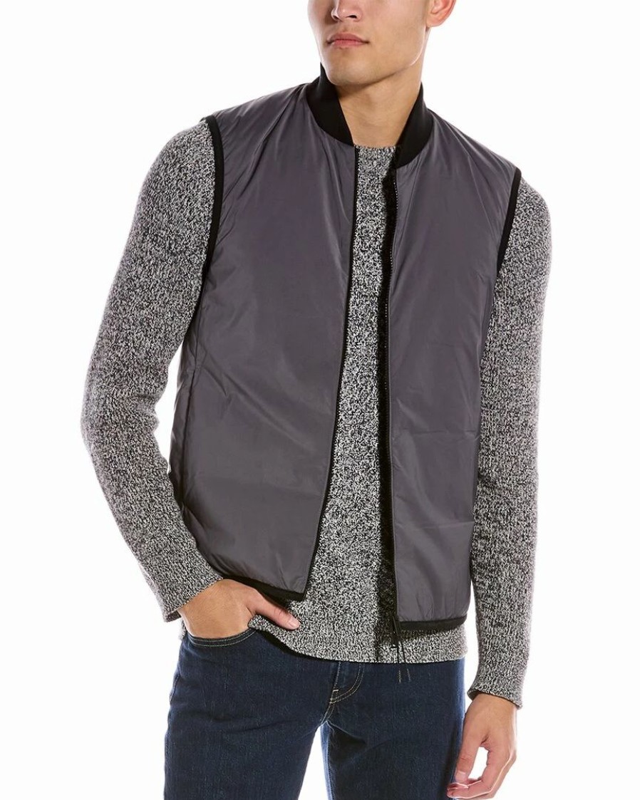 Outerwear * | Theory Greene Down Vest Men Outerwear