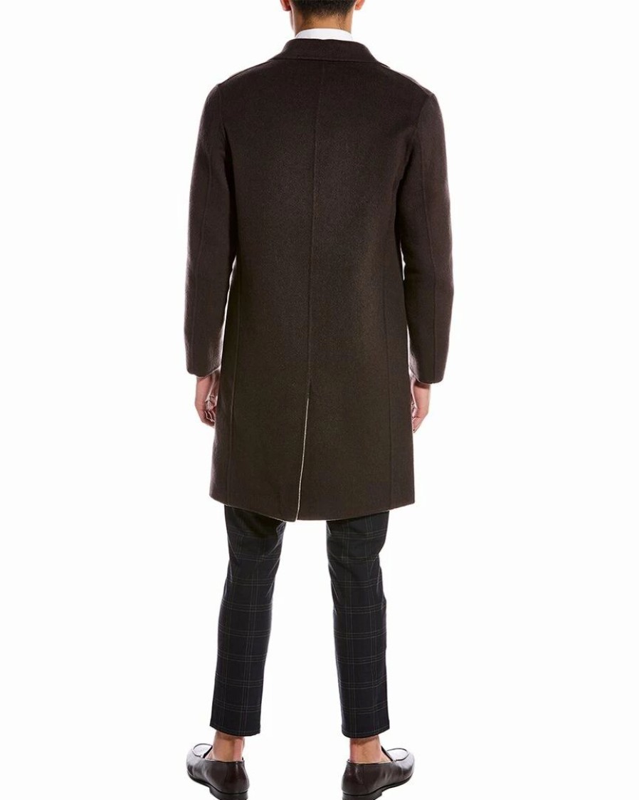 Outerwear * | Theory Suffolk Cashmere Coat Men Outerwear