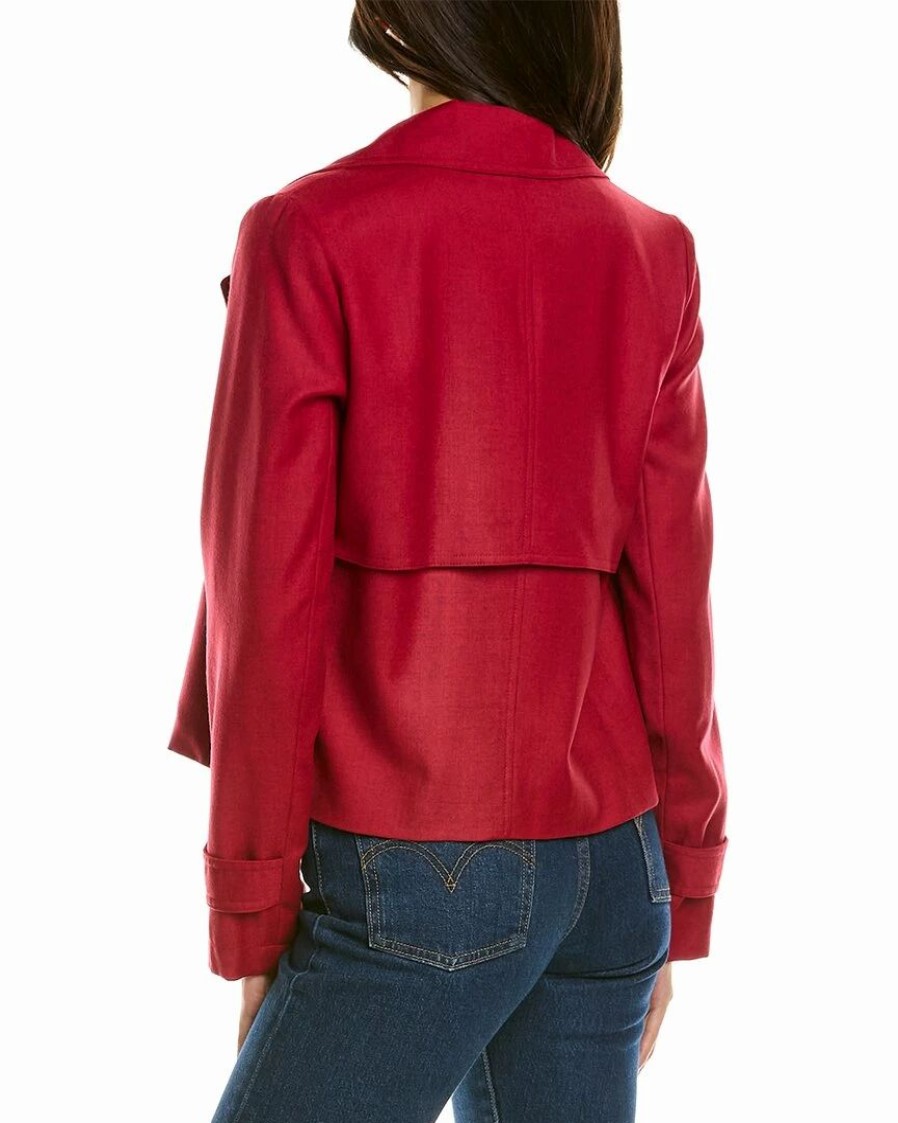 Outerwear * | Theory Menefer Wool Jacket Women Outerwear