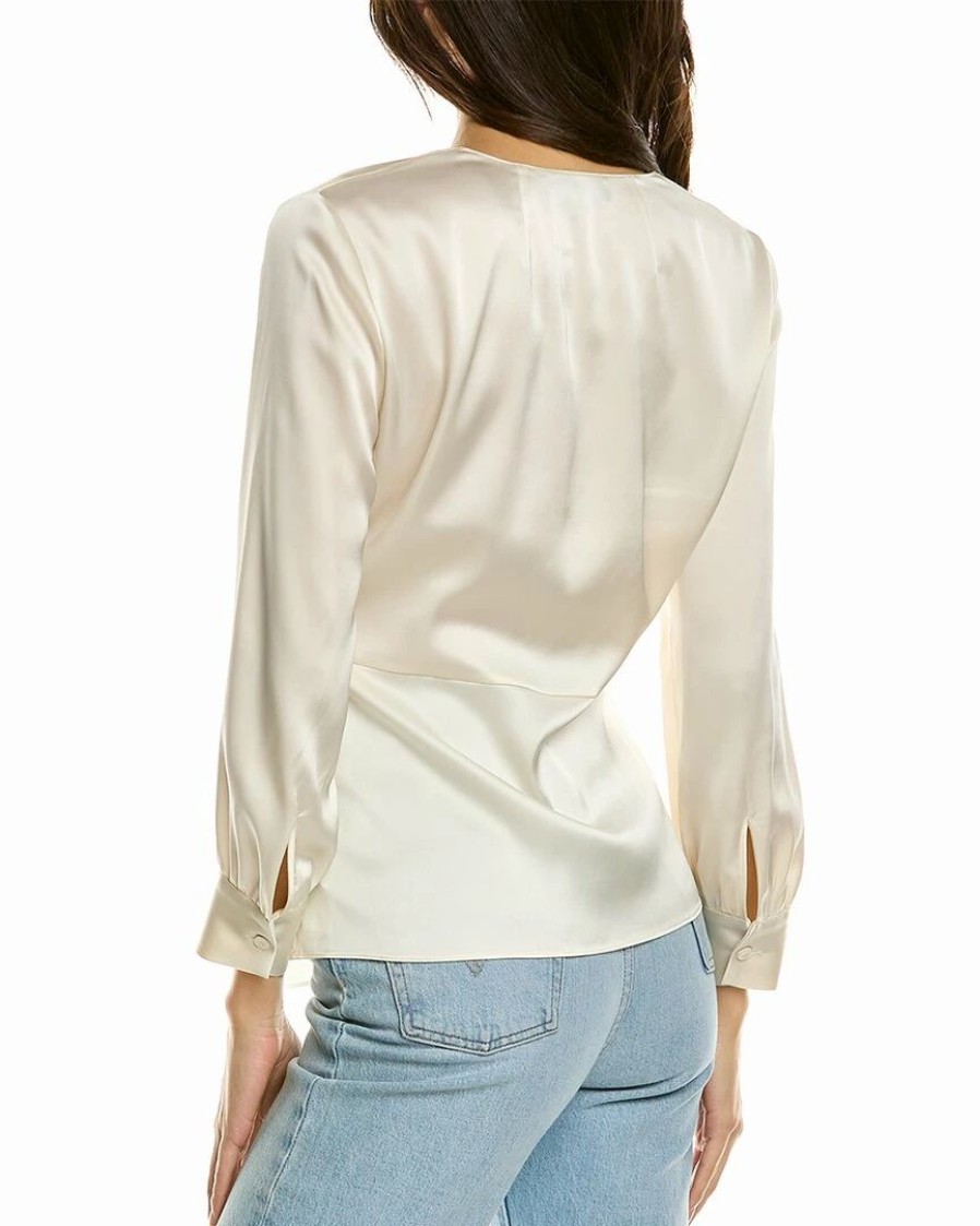 Tops * | Theory Twist Blouse Women Tops